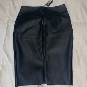 EXPRESS faux leather pencil skirt